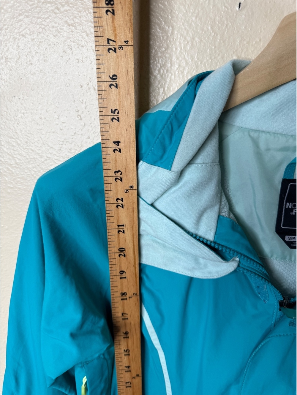 The North Face HyVent Waterproof Hooded Shell Jacket Women’s Small Blue - Picture 6 of 9